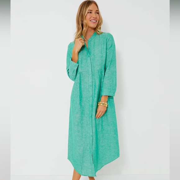 Tuckernuck Linen Lydell Maxi Dress - Picture 1 of 5